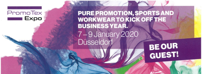 Bienvenue sur notre stand au Promotex Expo à Dusseldorf